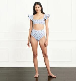 Hill House Home Lola High-Waisted Swim Bottom Pond Floral Size XL NWT